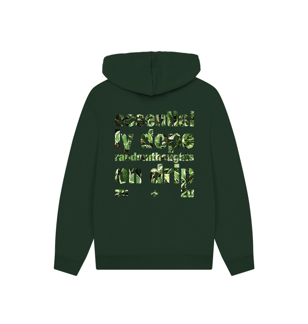 Evergreen Printed Hoody Back