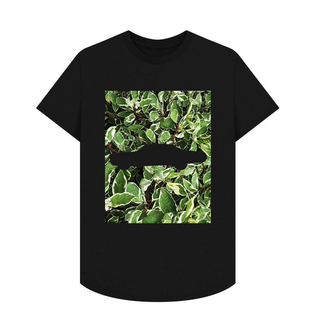 Black Printed T-shirt Front