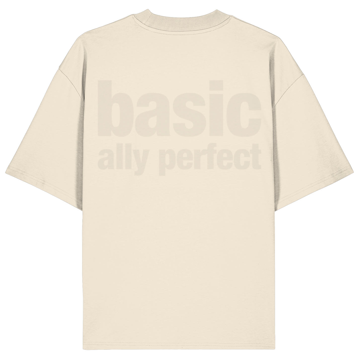 Basically perfect | Natural Off White Organic Oversized Tee
