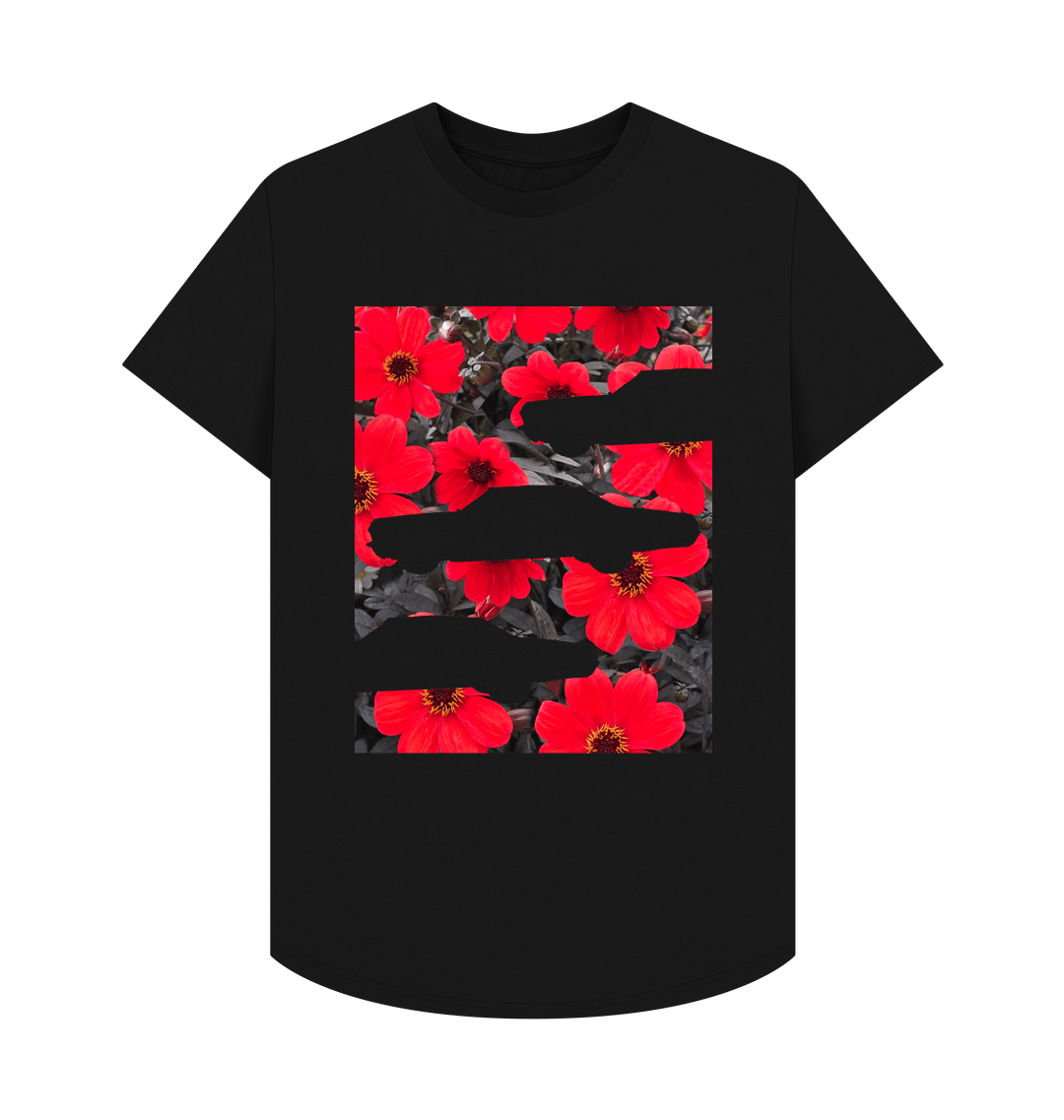 Black Printed T-shirt Front