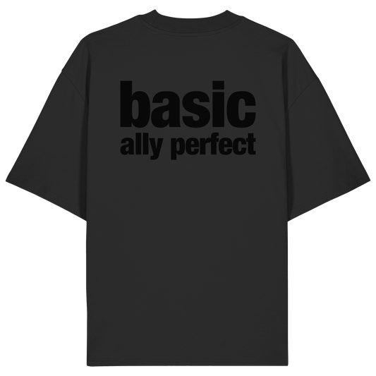 Basically Perfect | Black Organic Oversized Tee